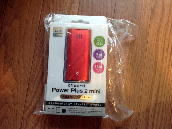 スマホのバッテリーはコイツが守る！『cheero Power Plus 2 mini 6000mAh』を購入！